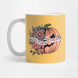 Hippie Halloween Boho Jack O Lantern Mug